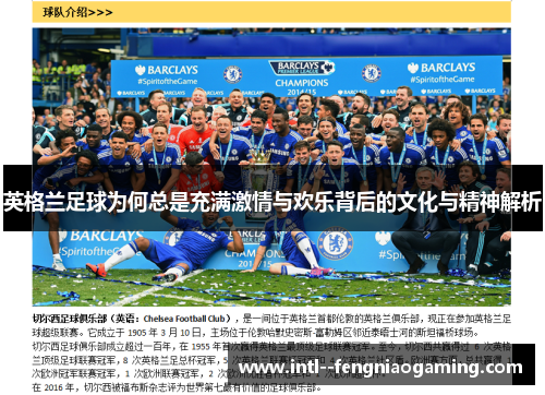 英格兰足球为何总是充满激情与欢乐背后的文化与精神解析